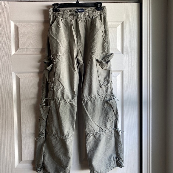 Aeropostale parachute cargo pants size small lightweight green - Picture 1 of 7